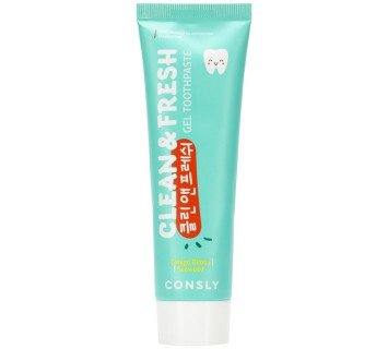 05.2026 Consly clean&fresh gel toothpaste ginkgo biloba & seaweed Гелевая зубная паста гингко билоба 105г