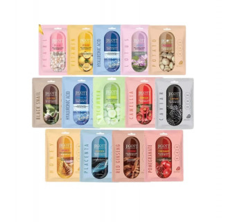 Jigott real ampoule mask ампульная маска с натуральными экстрактами