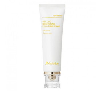 JM solution cleansing foam vita duo brightening пенка для умывания с витамином С и ниацинамидом  120мл