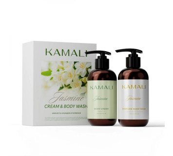 KAMALI набор из крема для тела и геля для душа Jasmine 250мл+250мл