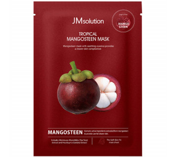 JMsolution Tropical mangosteen mask осветляющая тканевая маска с мангостином