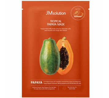 JMsolution Tropical papaya mask выравнивающая тканевая маска с папайей