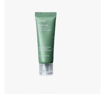 Anua Heartleaf quercetinol pore deep cleansing foam глубокоочищающая пенка-скраб 25мл