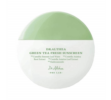 Dr. Althea Green tea fresh sunscreen SPF50+ PA++++ успокаивающий солнцезащитный крем  45мл