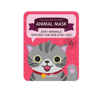 Pretty Skin total solution animal cat anti-wrinkle mask антивозрастная зверо-маска с коллагеном