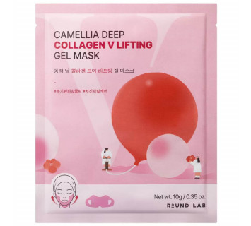Round Lab Camellia deep collagen V lifting gel mask Лифтинг-маска с камелией и коллагеном