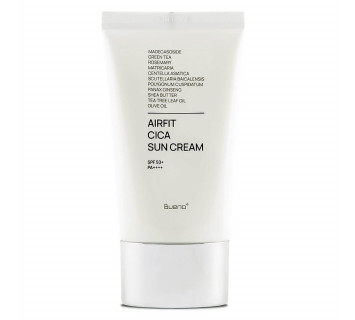 Bueno Perfect airfit cica sun cream SPF 50+ PA++++ осветляющий солнцезащитный крем 50мл