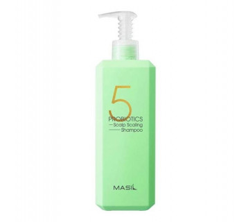 Masil 5 Probiotics scalp scaling глубокоочищающий шампунь 500мл