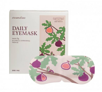 Steambase daily eyemask sweet fig согревающая маска для глаз с эффектом ароматерапии