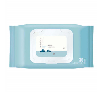 Round Lab 1025 Dokdo cleansing tissue очищающие салфетки для снятия макияжа 30шт