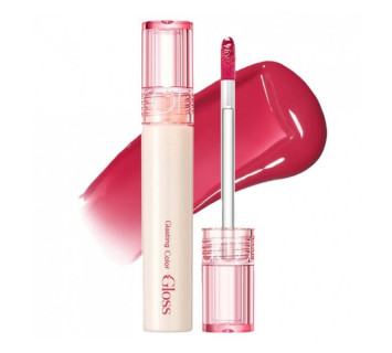 Rom&nd glasting color gloss стойкий блеск с эффектом стеклянных губ  08 Cherry up - холодный вишнёво-красный