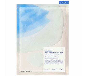 Dr. Althea aqua blue hydration mask Увлажняющая тканевая маска с азуленом и агавой