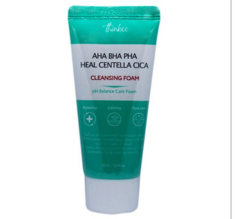 Thinkco Aha bha pha heal centella cica успокаивающая пенка для умывания 50мл