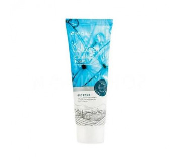 3W Clinic collagen foam cleansing очищающая пенка 100мл