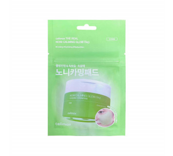 Celimax The real noni calming glow pad успокаивающие тонер-пэды 10шт